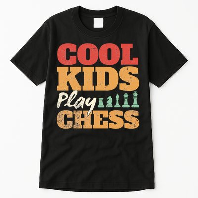 Cool Play Chess Player Chess Board Chess Lovers Tall T-Shirt
