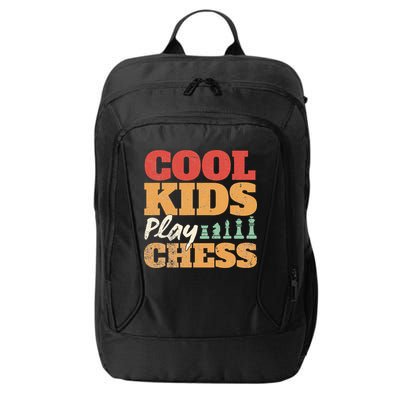Cool Play Chess Player Chess Board Chess Lovers City Backpack