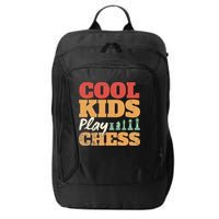 Cool Play Chess Player Chess Board Chess Lovers City Backpack