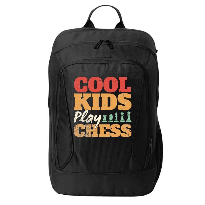 Cool Play Chess Player Chess Board Chess Lovers City Backpack
