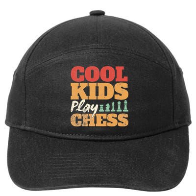 Cool Play Chess Player Chess Board Chess Lovers 7-Panel Snapback Hat