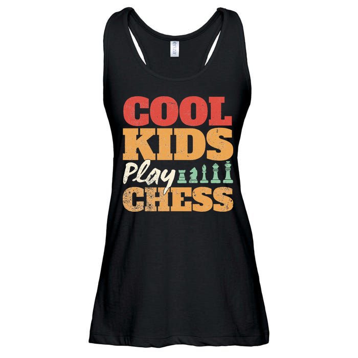 Cool Play Chess Player Chess Board Chess Lovers Ladies Essential Flowy Tank