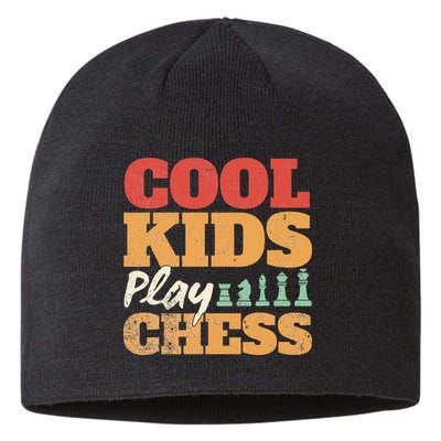 Cool Play Chess Player Chess Board Chess Lovers Sustainable Beanie