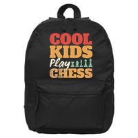 Cool Play Chess Player Chess Board Chess Lovers 16 in Basic Backpack