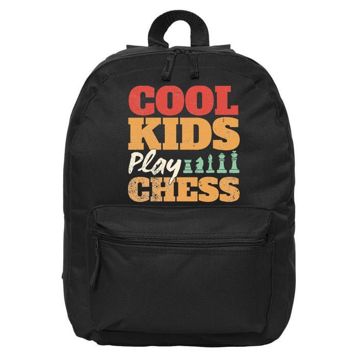 Cool Play Chess Player Chess Board Chess Lovers 16 in Basic Backpack