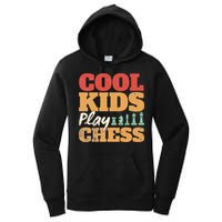 Cool Play Chess Player Chess Board Chess Lovers Women's Pullover Hoodie