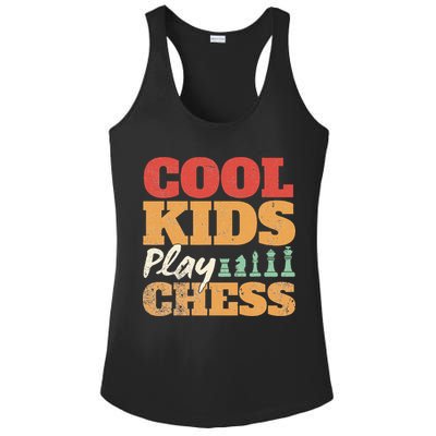 Cool Play Chess Player Chess Board Chess Lovers Ladies PosiCharge Competitor Racerback Tank