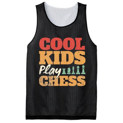 Cool Play Chess Player Chess Board Chess Lovers Mesh Reversible Basketball Jersey Tank