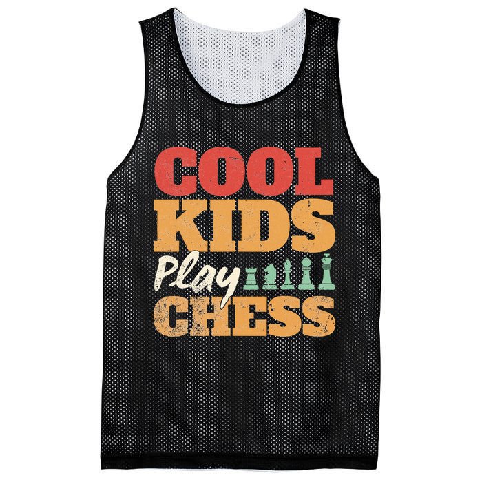 Cool Play Chess Player Chess Board Chess Lovers Mesh Reversible Basketball Jersey Tank