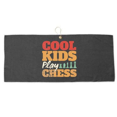 Cool Play Chess Player Chess Board Chess Lovers Large Microfiber Waffle Golf Towel