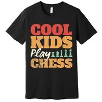 Cool Play Chess Player Chess Board Chess Lovers Premium T-Shirt