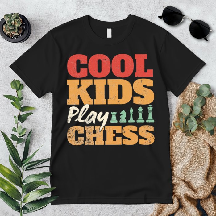 Cool Play Chess Player Chess Board Chess Lovers Premium T-Shirt