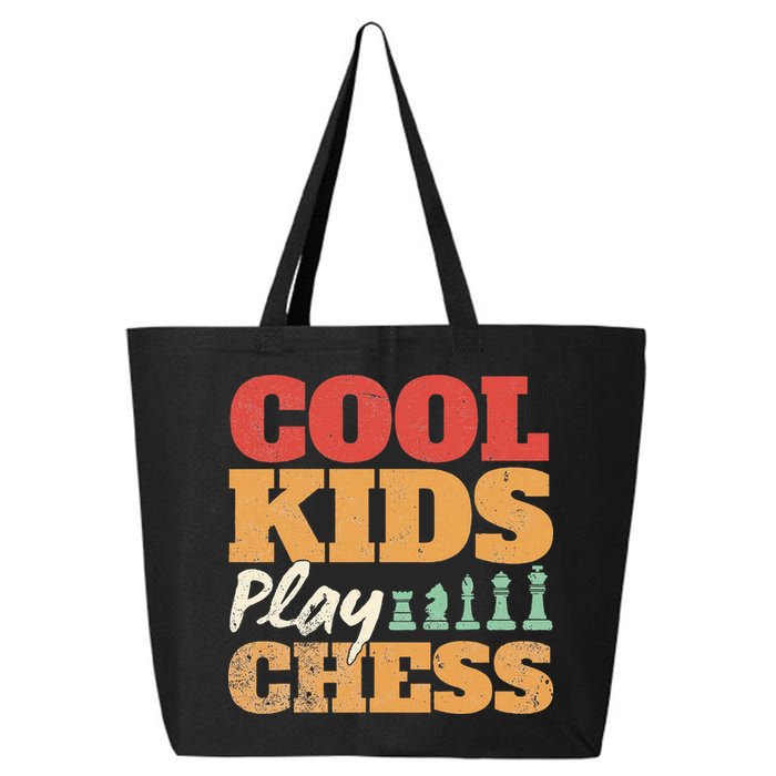 Cool Play Chess Player Chess Board Chess Lovers 25L Jumbo Tote