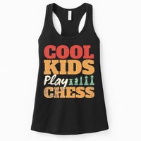 Cool Play Chess Player Chess Board Chess Lovers Womens Tank Top