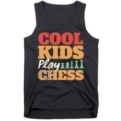 Cool Play Chess Player Chess Board Chess Lovers Tank Top
