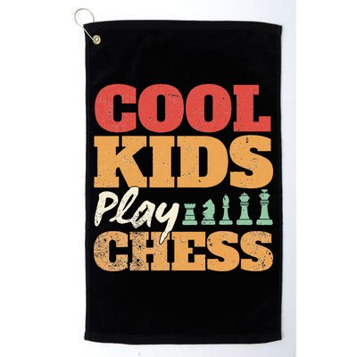 Cool Play Chess Player Chess Board Chess Lovers Golf Towel