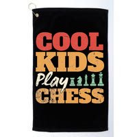 Cool Play Chess Player Chess Board Chess Lovers Golf Towel
