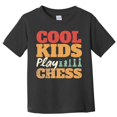 Cool Play Chess Player Chess Board Chess Lovers Toddler T-Shirt