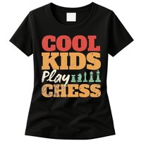 Cool Play Chess Player Chess Board Chess Lovers Womens T-Shirt