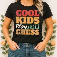 Cool Play Chess Player Chess Board Chess Lovers Womens T-Shirt