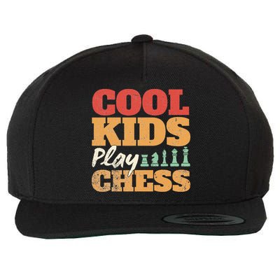 Cool Play Chess Player Chess Board Chess Lovers Wool Snapback Cap
