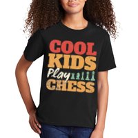 Cool Play Chess Player Chess Board Chess Lovers Kids T-Shirt