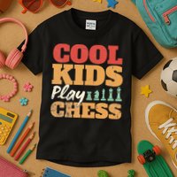 Cool Play Chess Player Chess Board Chess Lovers Kids T-Shirt