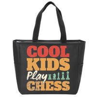 Cool Play Chess Player Chess Board Chess Lovers Zip Tote Bag