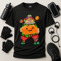 Clown Pumpkin Creepy Halloween Cooling Performance Crew T-Shirt