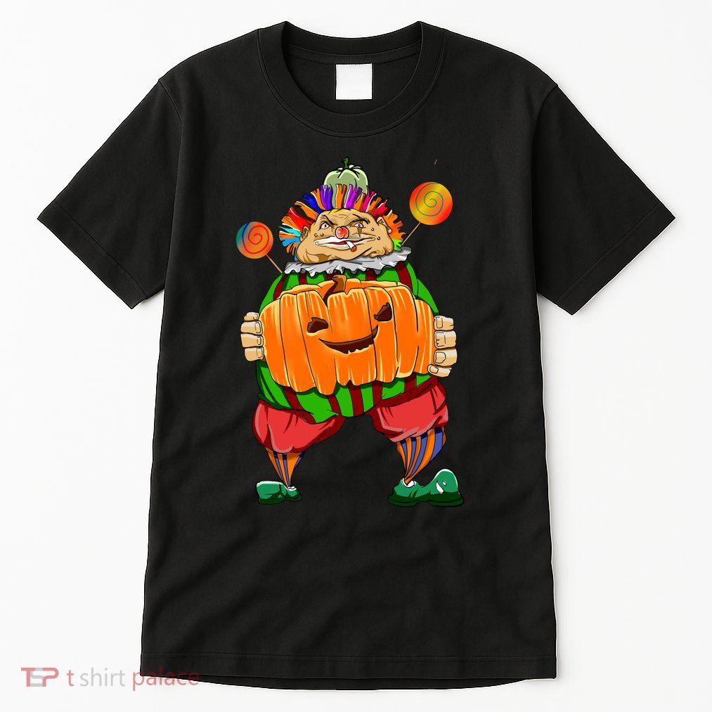 Clown Pumpkin Creepy Halloween Tall T-Shirt