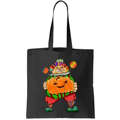 Clown Pumpkin Creepy Halloween Bag