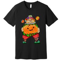 Clown Pumpkin Creepy Halloween Premium T-Shirt