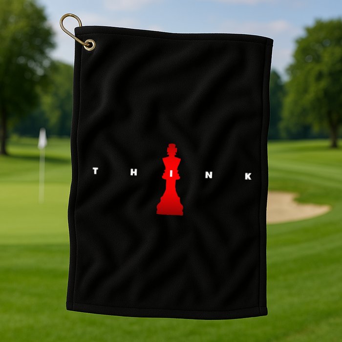 Chess Player Golf Towel
