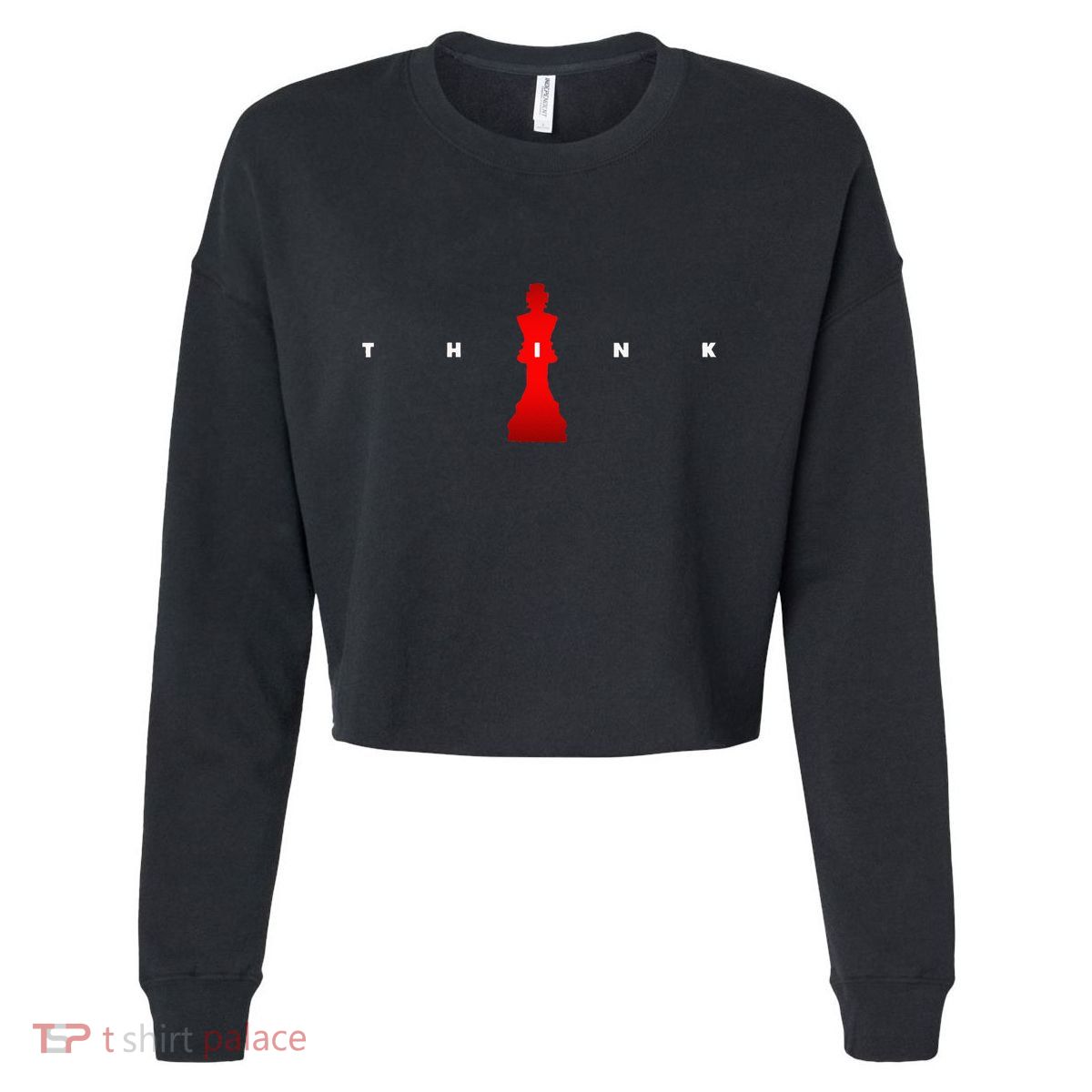 Chess Player Cropped Pullover Crew