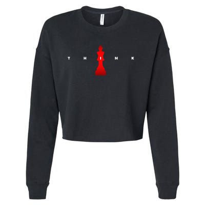 Chess Player Cropped Pullover Crew