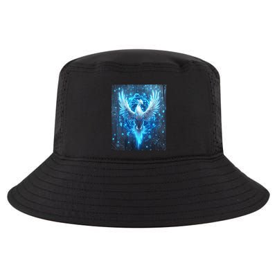 Cybernetic Phoenix Circuit Board Artwork Cool Comfort Performance Bucket Hat