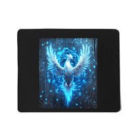 Cybernetic Phoenix Circuit Board Artwork Mousepad