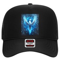 Cybernetic Phoenix Circuit Board Artwork Trucker Hat