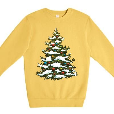 Christmas Pine Cute Holiday Xmas Matching Premium Crewneck Sweatshirt