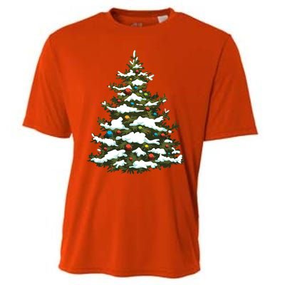 Christmas Pine Cute Holiday Xmas Matching Cooling Performance Crew T-Shirt