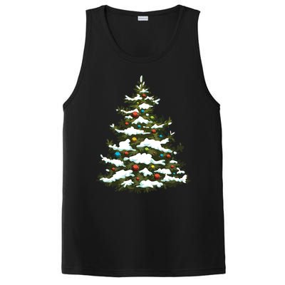 Christmas Pine Cute Holiday Xmas Matching PosiCharge Competitor Tank