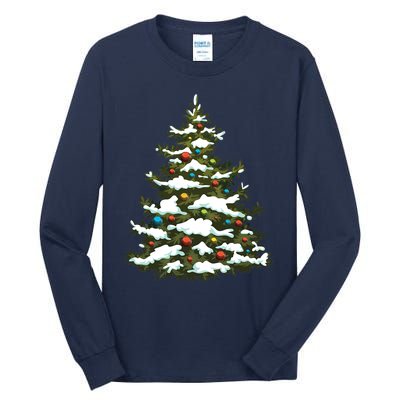 Christmas Pine Cute Holiday Xmas Matching Tall Long Sleeve T-Shirt