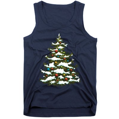 Christmas Pine Cute Holiday Xmas Matching Tank Top