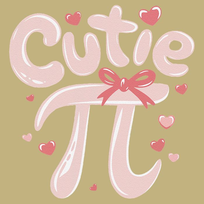 Cutie Pi Cute Math Nerd Funny Geek present for Pi Day Button
