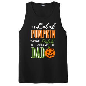 Cutest Pumpkin Calls Me Dad Halloween Matching Gift Cool Gift PosiCharge Competitor Tank