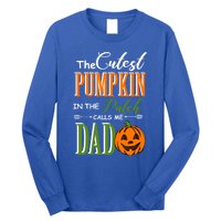 Cutest Pumpkin Calls Me Dad Halloween Matching Gift Cool Gift Long Sleeve Shirt