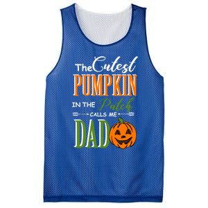 Cutest Pumpkin Calls Me Dad Halloween Matching Gift Cool Gift Mesh Reversible Basketball Jersey Tank