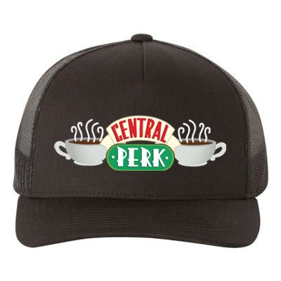 Central Perk Cafe Friends Yupoong Adult 5-Panel Trucker Hat