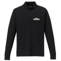 Central Perk Cafe Friends Performance Long Sleeve Polo