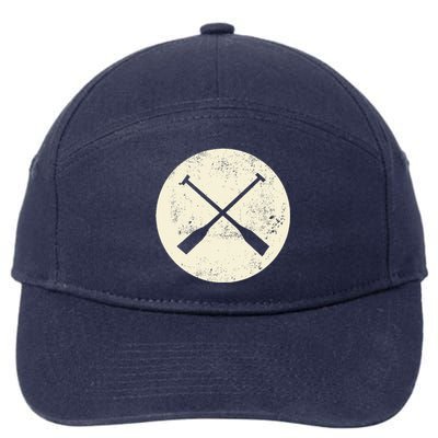 Canoe Paddles Crossing Canoe & Kayaking 7-Panel Snapback Hat